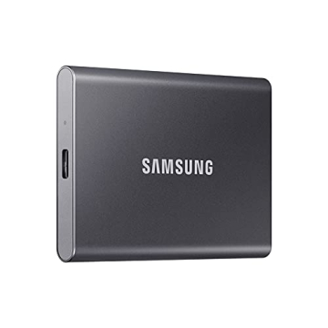 Samsung T7 Portable SSD - 500 GB External SSD Titanium Grey