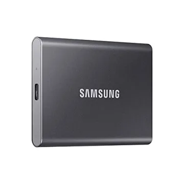 Samsung T7 Portable SSD - 500 GB External SSD Titanium Grey