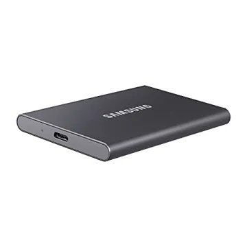 Samsung T7 Portable SSD - 500 GB External SSD Titanium Grey