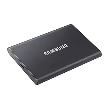 Samsung T7 Portable SSD - 500 GB External SSD Titanium Grey