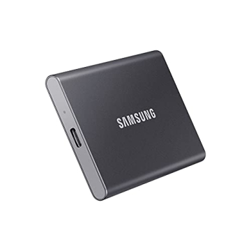 Samsung T7 Portable SSD - 500 GB External SSD Titanium Grey