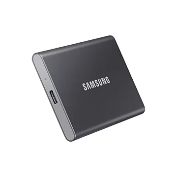 Samsung T7 Portable SSD - 500 GB External SSD Titanium Grey
