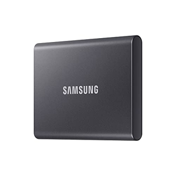 Samsung T7 Portable SSD - 500 GB External SSD Titanium Grey