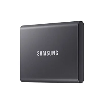 Samsung T7 Portable SSD - 500 GB External SSD Titanium Grey