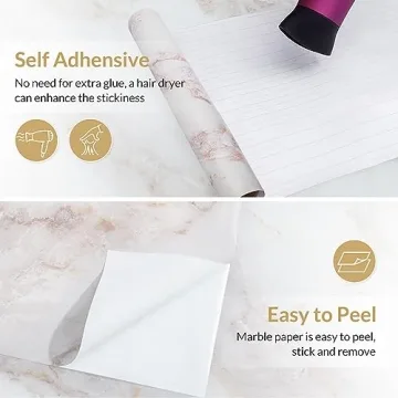Homein Marble Contact Paper for Stylish Home Renovations