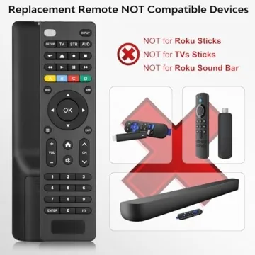Universal TV Remote for Smart TVs & Devices - Compatible