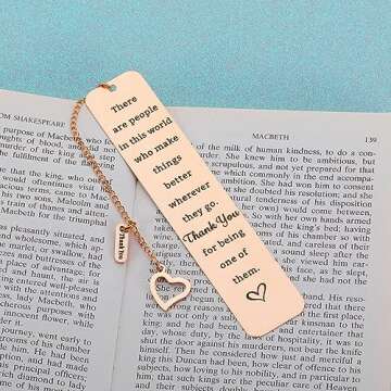 Appreciation Bookmark Gifts for Boss Lady Friends Work Besties Coworker Leaving Going Away Gifts for...