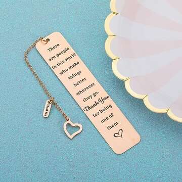 Appreciation Bookmark Gifts for Boss Lady Friends Work Besties Coworker Leaving Going Away Gifts for Women Mom Friendship Gifts for Women Friends Birthday Christmas Gifts for Friends Grandmom Female