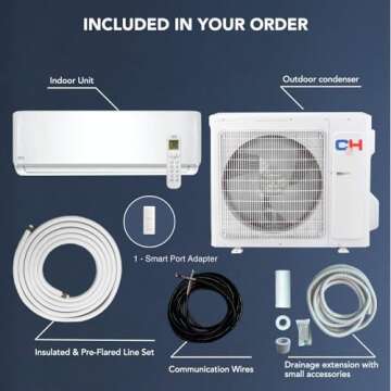 Cooper & Hunter 24,000 BTU Mini Split AC with Installation Kit