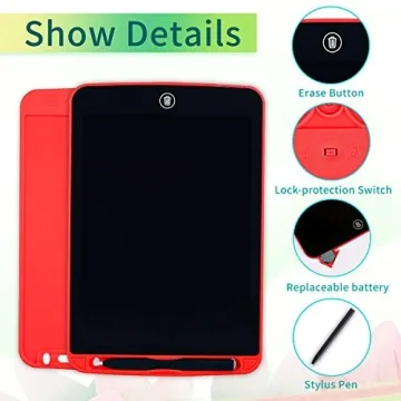 Colorful 10 Inch Kids LCD Writing Tablet for Fun Doodling