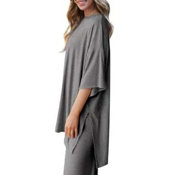 PRETTYGARDEN Women's Stylish 2 Piece Lounge Outfit for Comfort