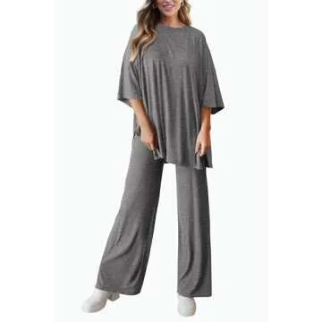 PRETTYGARDEN Women's Stylish 2 Piece Lounge Outfit for Comfort