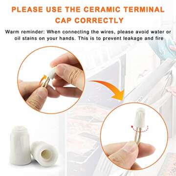 AMI PARTS WB13K21 Gas Range Oven Igniter For Gas Stove, Replaces Ken.more G.E Oven Igniter WB2X9998