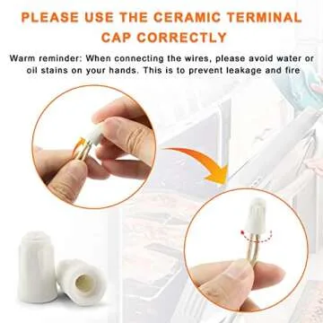 AMI PARTS WB13K21 Gas Range Oven Igniter For Gas Stove, Replaces Ken.more G.E Oven Igniter WB2X9998