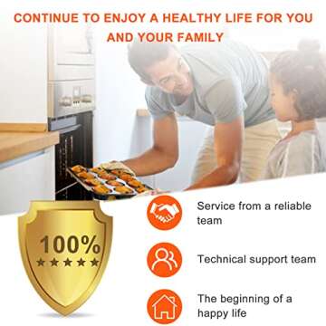 AMI PARTS WB13K21 Gas Range Oven Igniter For Gas Stove, Replaces Ken.more G.E Oven Igniter WB2X9998