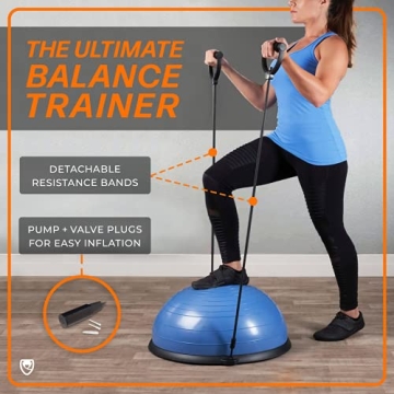 URBNFit Half Ball Balance Trainer for Core Stability