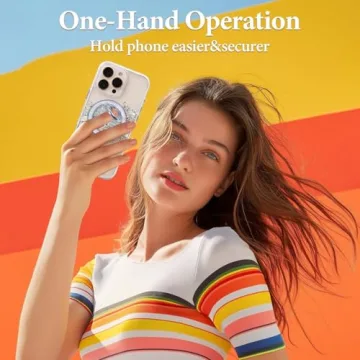 Stylish MENTINS Magnetic Phone Ring for MagSafe Grip