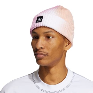 adidas Originals Unisex Originals Colorwash Beanie, Ambient Blush Pink/Rose Tone Pink, One Size
