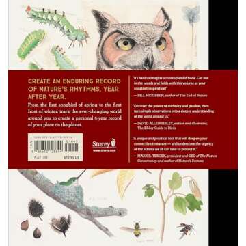 The Naturalist's Notebook: An Observation Guide and 5-Year Calendar-Journal for Tracking Changes in ...