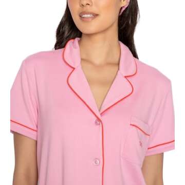 Soft Stylish PJ Set with Matching Headband for Comfort