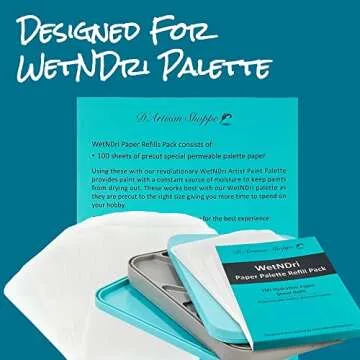 WetNDri Disposable Palette Paper for Miniature Painting