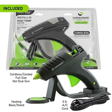 Surebonder Cordless Hot Glue Gun for All Crafting Needs