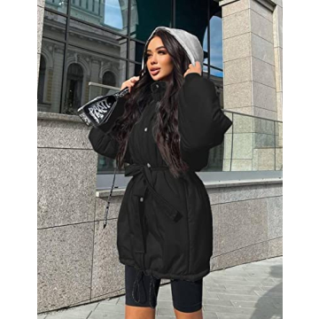 PRETTYGARDEN Women's Hooded Puffer Jacket Winter Warm Coat