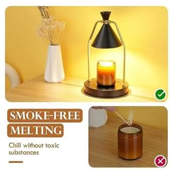 MIGHTY T Candle Warmer Lamp - Elegant and Safe Aroma Enhancer