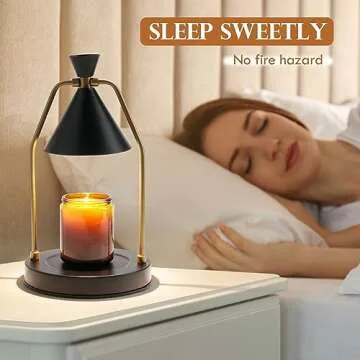 MIGHTY T Candle Warmer Lamp - Elegant and Safe Aroma Enhancer