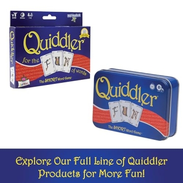 Quiddler: Fun Card Game for Family and Kids Ages 8+