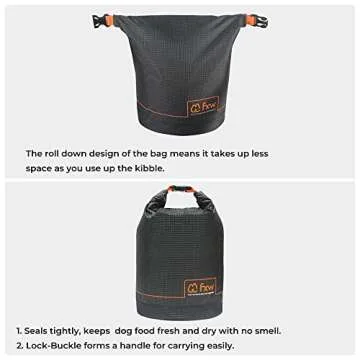 FXW Dog Food Travel Bag for RV Road Trips and Camping
