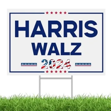 Harris Walz 2024 Yard Sign - Kamala Harris Tim Walz