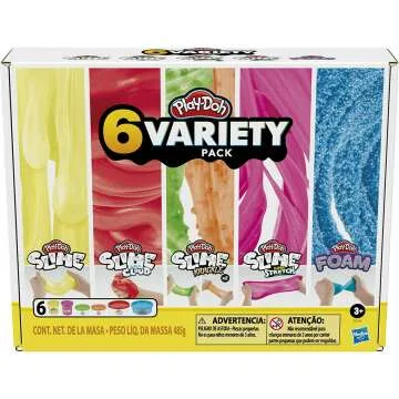 Play-Doh Variety 6 Pack - Slime, Cloud, Foam & More