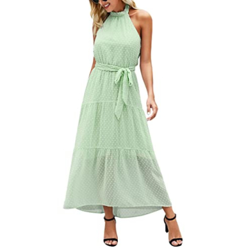 PRETTYGARDEN Sleeveless Floral Maxi Dress for Summer Style