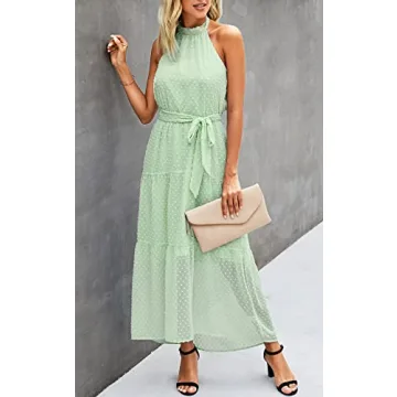 PRETTYGARDEN Sleeveless Floral Maxi Dress for Summer Style