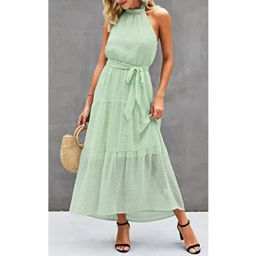 PRETTYGARDEN Sleeveless Floral Maxi Dress for Summer Style