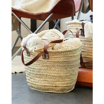 Stylish French Market Basket - Eco-Friendly & Versatile