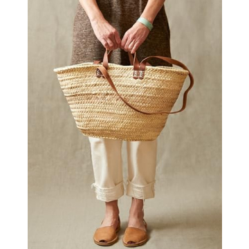 Stylish French Market Basket - Eco-Friendly & Versatile