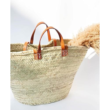 Stylish French Market Basket - Eco-Friendly & Versatile