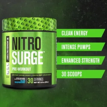 NITROSURGE Pre-Workout - Energy Booster & Intense Focus