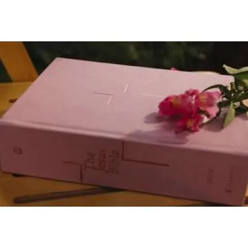 The Jesus Bible, NIV Edition, (With Thumb Tabs to Help Locate the Books of the Bible), Leathersoft over Board, Pink, Thumb Indexed, Comfort Print
