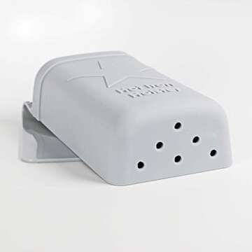 Hot Iron Holster | Adhesive-Free Silicone Storage Pocket for Organization and Travel | Heat Resistant to 500°F | Ideal for Curling Irons, Hair Straighteners, and Other Hot Tools | Stone