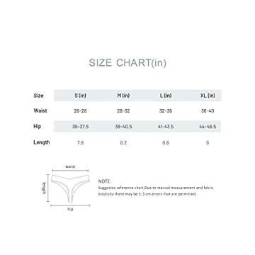 DEANGELMON Seamless Thongs for Women No Show Thong Underwear Women Comfortable Multiple Pack (6P1, L)