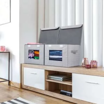 Univivi Foldable Storage Boxes - Stylish Organizational Bins