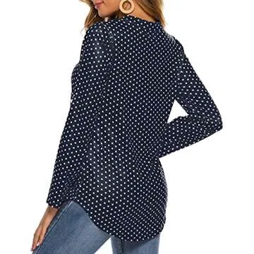 Halife Floral Tunic for Women - Elegant 3/4 Sleeve Tops