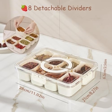Versatile ZEENING Snack Box for Easy Snacking and Travel