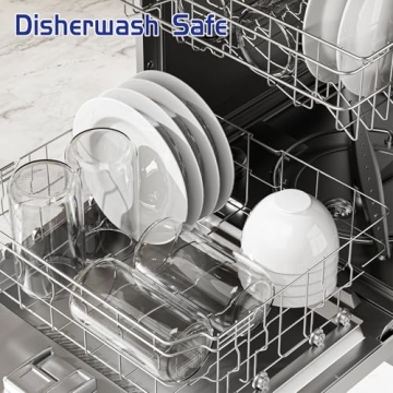 Finew 16oz Beer Can Glass Set with Lids and Straws