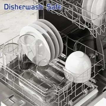 Finew 16oz Beer Can Glass Set with Lids and Straws