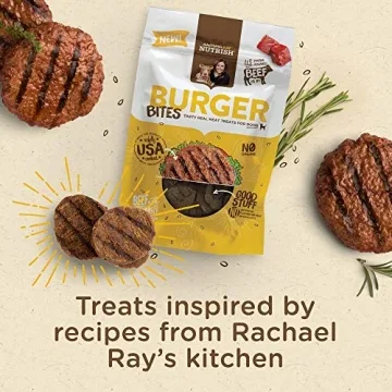 Nutrish Rachael Ray Grain Free Burger Bites Dog Treats 12 oz