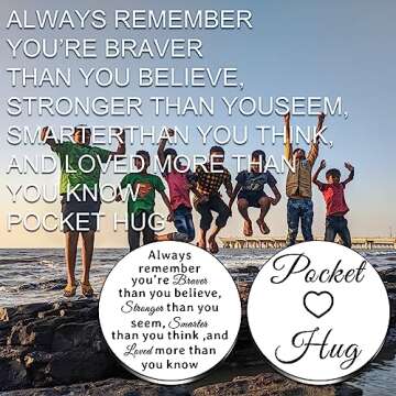 Pocket Hug Token Encouragement Keychain Gifts for Everyone